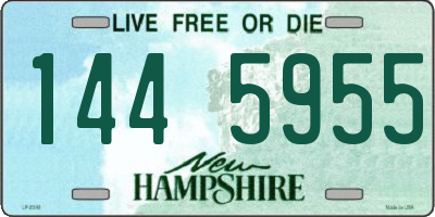 NH license plate 1445955