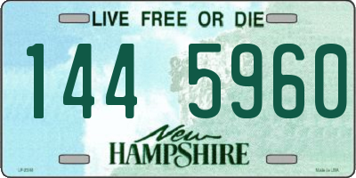 NH license plate 1445960
