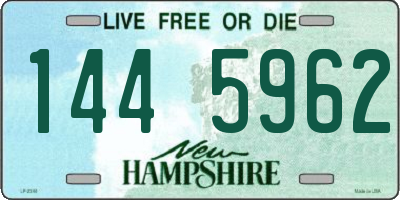 NH license plate 1445962