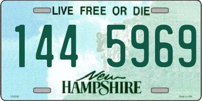 NH license plate 1445969