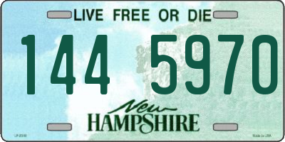 NH license plate 1445970