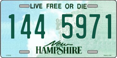 NH license plate 1445971