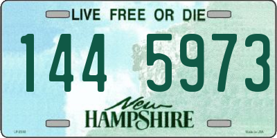 NH license plate 1445973