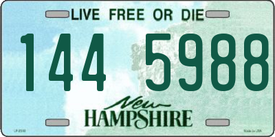NH license plate 1445988