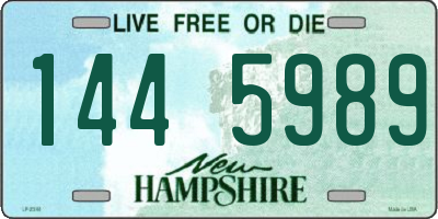 NH license plate 1445989