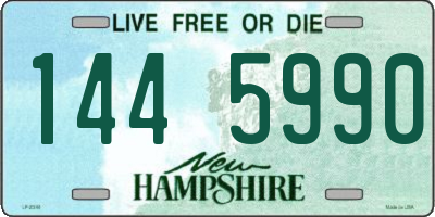 NH license plate 1445990