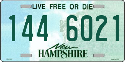 NH license plate 1446021