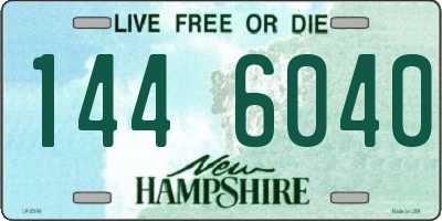 NH license plate 1446040