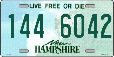 NH license plate 1446042