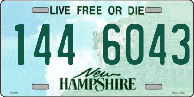 NH license plate 1446043