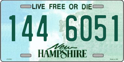 NH license plate 1446051