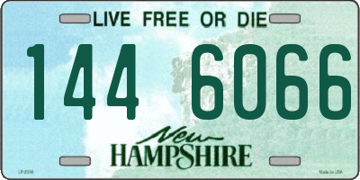 NH license plate 1446066