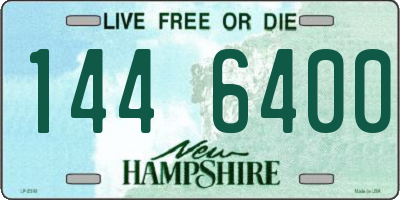 NH license plate 1446400