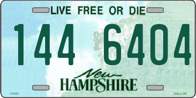 NH license plate 1446404
