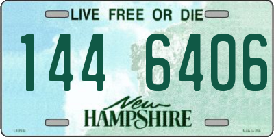 NH license plate 1446406