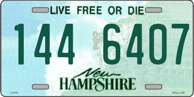 NH license plate 1446407