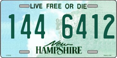 NH license plate 1446412