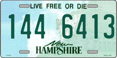 NH license plate 1446413