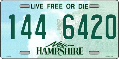 NH license plate 1446420