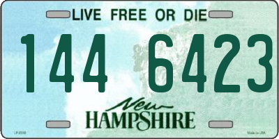 NH license plate 1446423