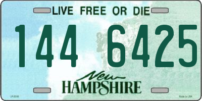 NH license plate 1446425