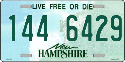 NH license plate 1446429