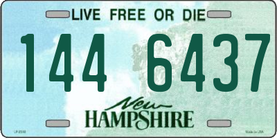 NH license plate 1446437