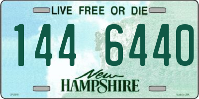 NH license plate 1446440