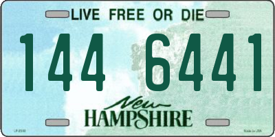 NH license plate 1446441