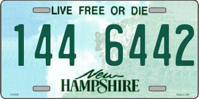NH license plate 1446442