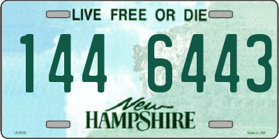 NH license plate 1446443