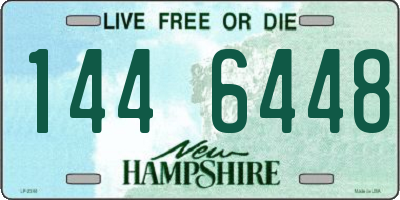 NH license plate 1446448
