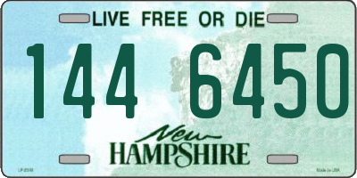 NH license plate 1446450