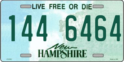 NH license plate 1446464