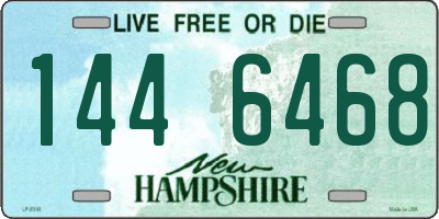 NH license plate 1446468