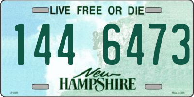 NH license plate 1446473