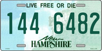 NH license plate 1446482