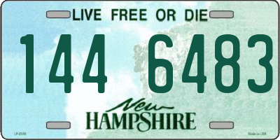 NH license plate 1446483