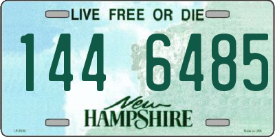 NH license plate 1446485