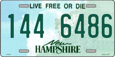 NH license plate 1446486