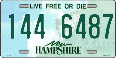 NH license plate 1446487