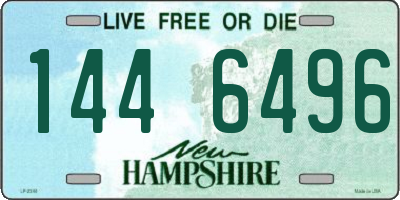 NH license plate 1446496