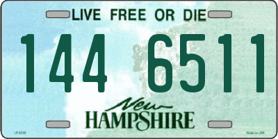 NH license plate 1446511