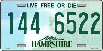 NH license plate 1446522
