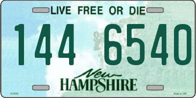 NH license plate 1446540