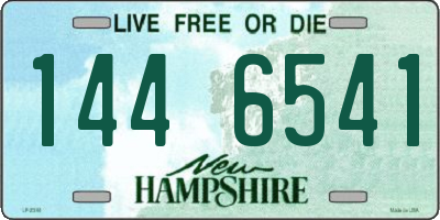 NH license plate 1446541