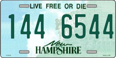 NH license plate 1446544