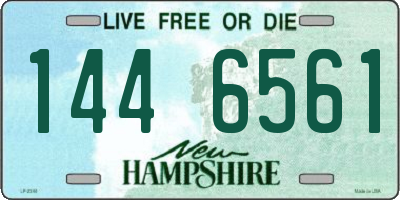 NH license plate 1446561