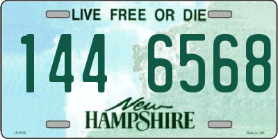 NH license plate 1446568