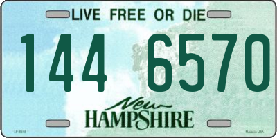 NH license plate 1446570